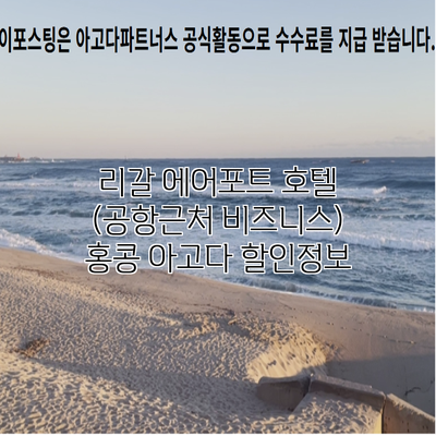 리갈 에어포트 호텔 (공항근처 비즈니스) 홍콩 아고다 할인정보