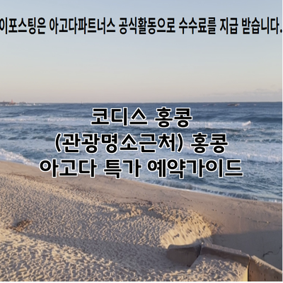 코디스 홍콩 (관광명소근처) 홍콩 아고다 특가 예약가이드