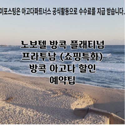 노보텔 방콕 플래티넘 프라투남 (쇼핑특화) 방콕 아고다 할인 예약팁