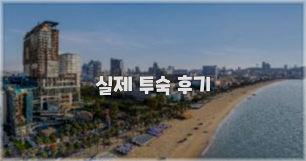💬 실제 투숙 후기